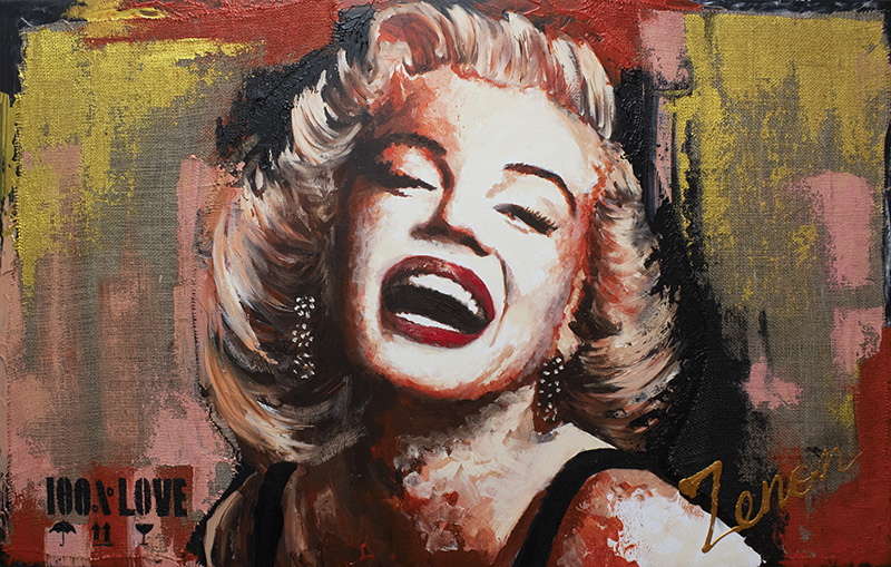 Marilyn Monroe schilderij online kopen zenon